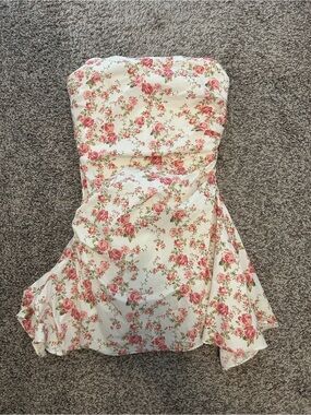 House of CB Jasmine Rose Print Dress